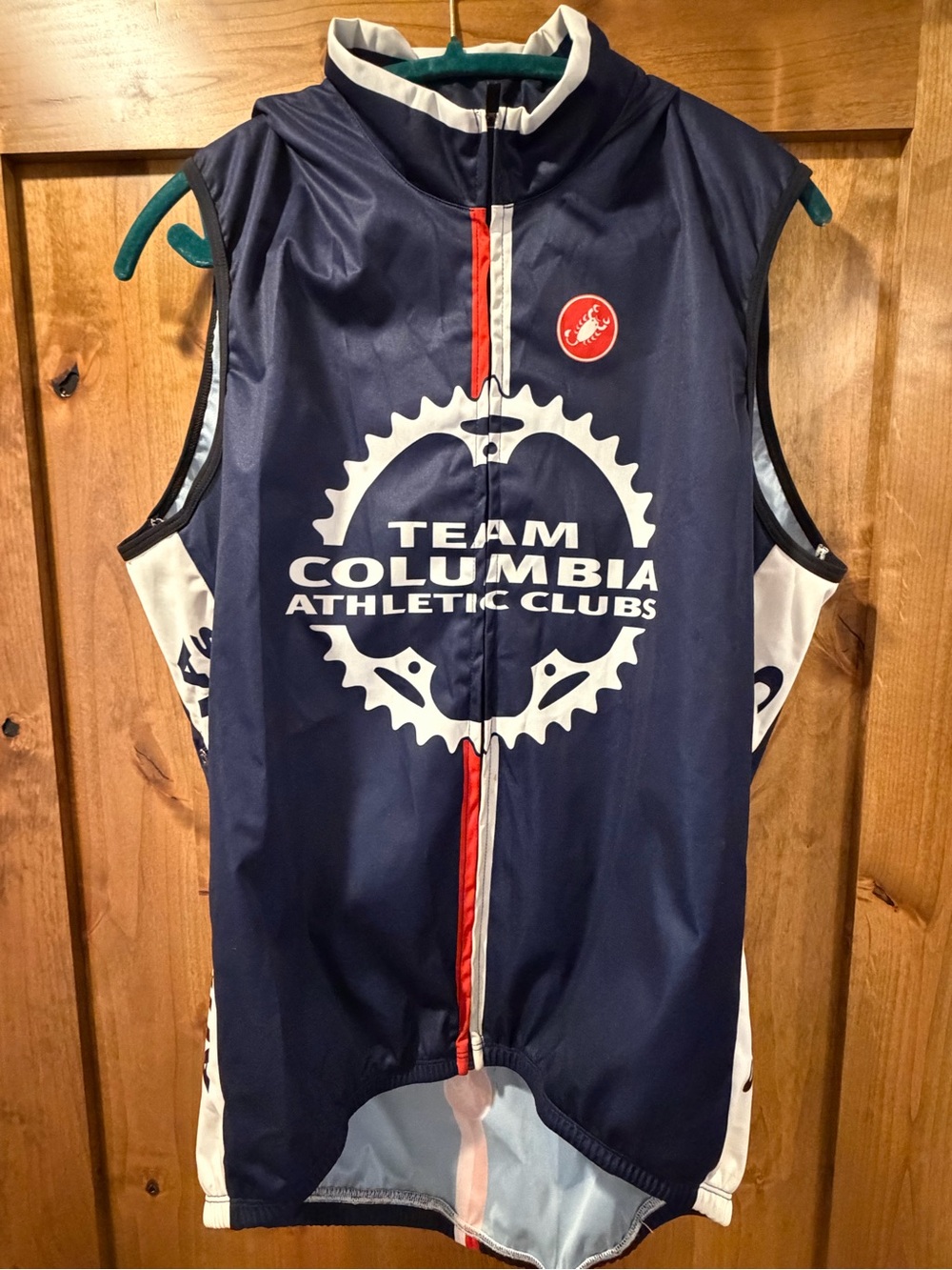 Castelli Team Columbia Athletic Clubs Navy Cycling Vest